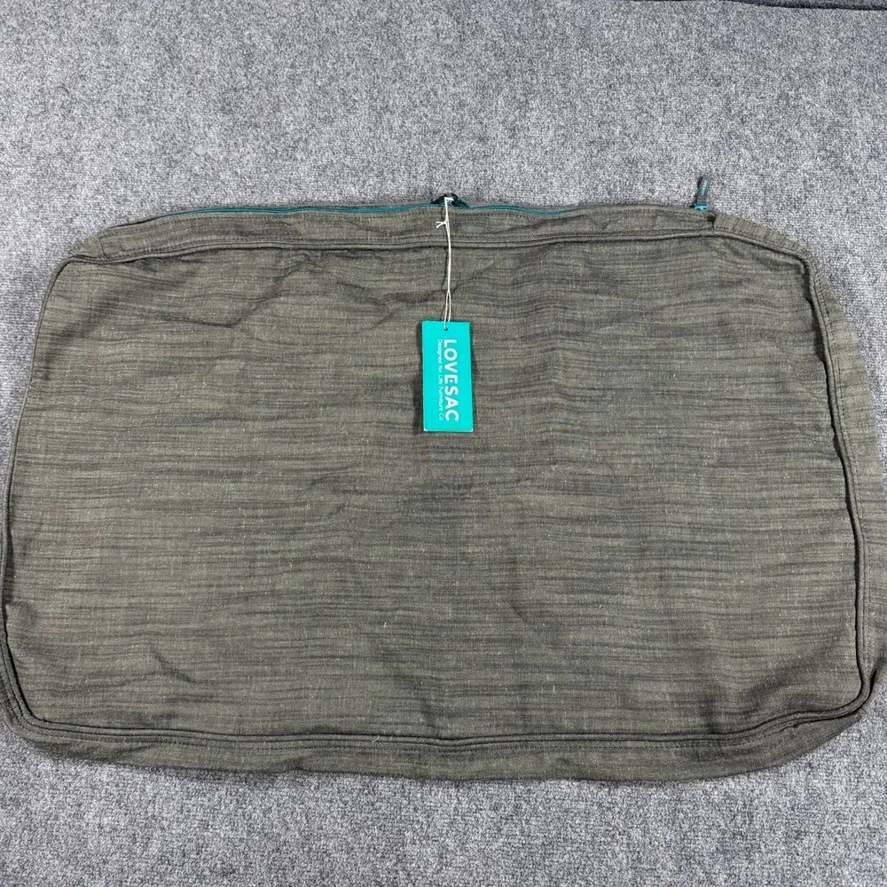Lovesac Sactional Cover 6 Series Grey Slub Tweed HT6094 NEW